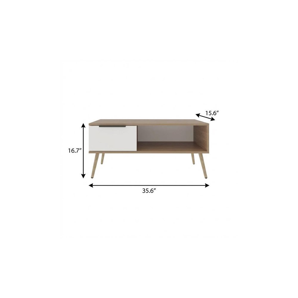 36" Beige Wood Fireplace Entertainment Center