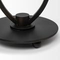 25" Black Metal Floor Votive Candle Holder