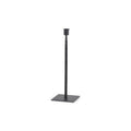 12" Black Metal Floor Taper Candlestick