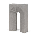10" Gray Resin Tabletop Sculpture