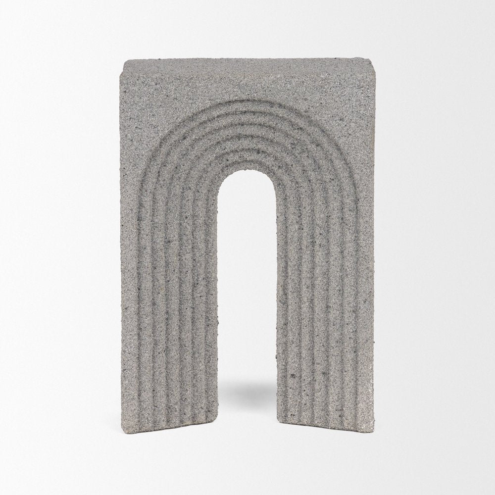 10" Gray Resin Tabletop Sculpture