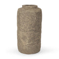 12" Gray Paper Mache Table Vase