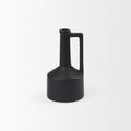 9" Black Ceramic Table Vase
