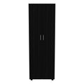 19" Black Wood Corner Accent Chest