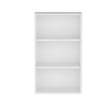 21" White Wood Wall Mounted China Cabinet