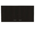 39" Brown Wood Accent Cabinet With Two Doors