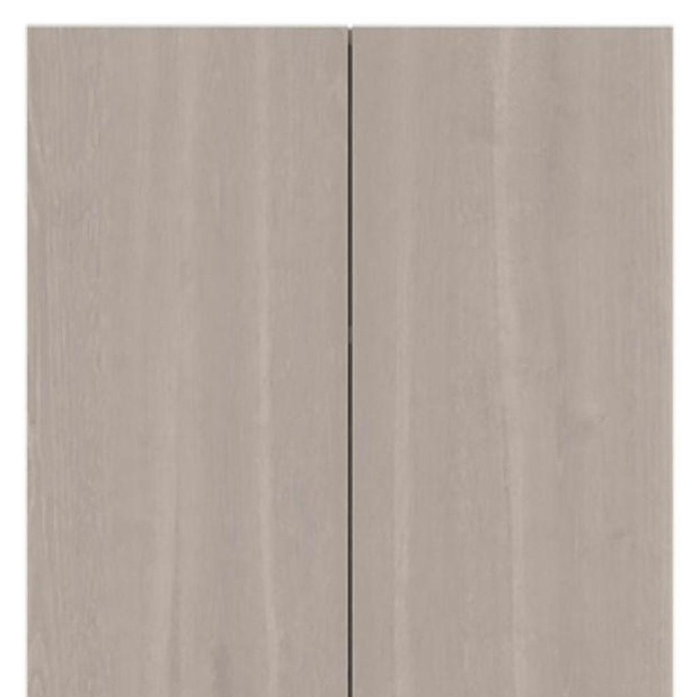 71" Gray Wood Two Door Pantry Or Storage Closet